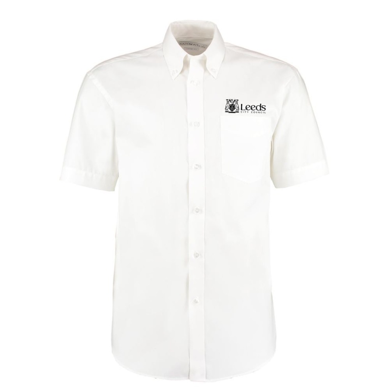 LEEDS CITY COUNCIL WOMEN'S FACILITIES MANAGER SHORT SLEEVED WHITE OXFORD SHIRT