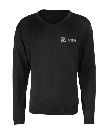 LEEDS CITY COUNCIL MEN'S V-NECK KNITTED SWEATER