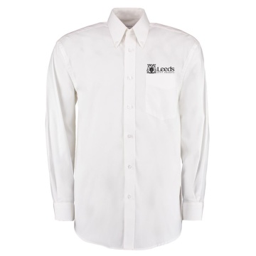 LEEDS CITY COUNCIL WOMEN'S FACILITIES MANAGER LONG SLEEVED WHITE OXFORD SHIRT