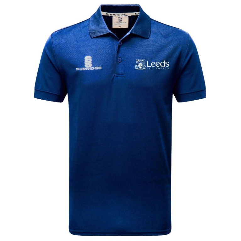 Women's Dual Solid Colour Polo : Royal